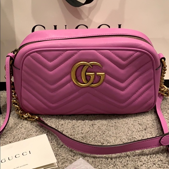 Gucci Handbags - Gucci GG Marmont small matelassé shoulder bag